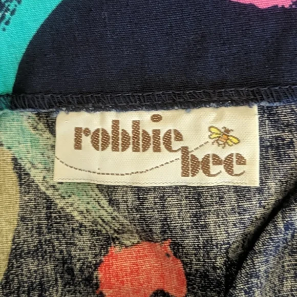 Vintage Multicolor Abstract Midi Dress - Picture 7 of 7